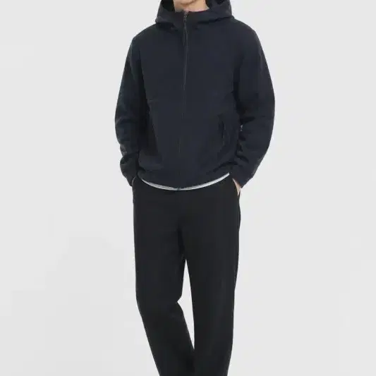 남M/나이키 투톤 블랙 집업 자켓