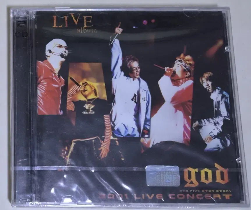 지오디 god 2001 라이브 콘서트 앨범 (미개봉 CD)