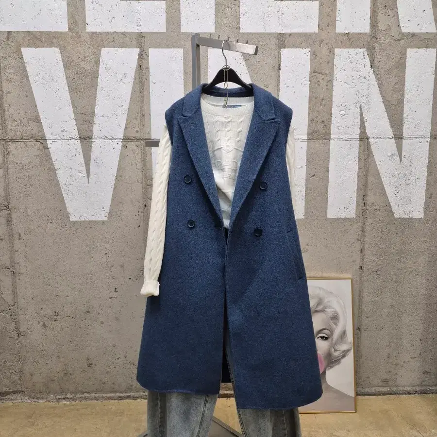 핸드메이드 롱 베스트