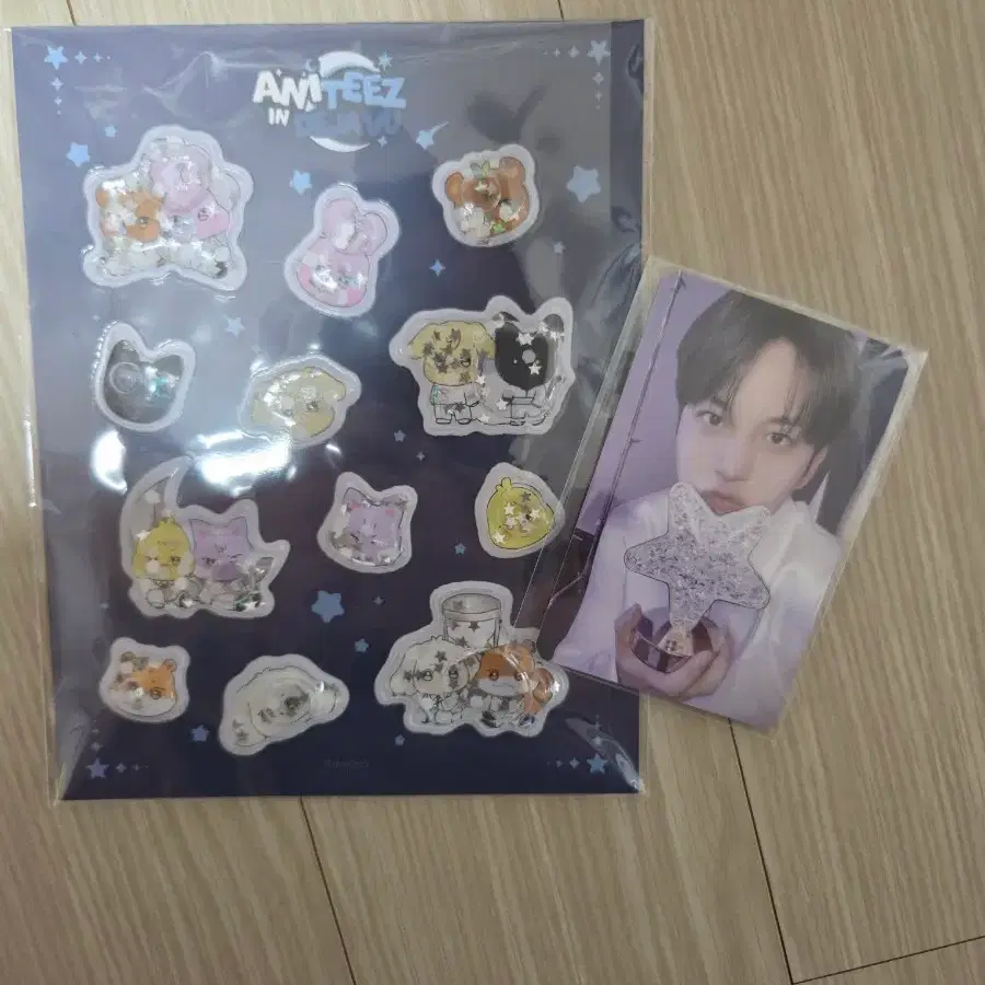 에이티즈 종호포카포함 스티커 팔아요