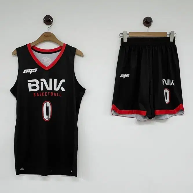 8.WKBL nys 부산 BNK 썸 여자프로농구단 홈유니폼 상하 L #0