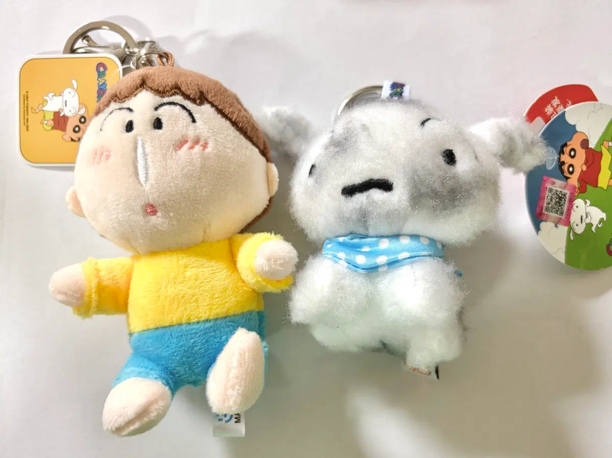 짱구는 못말려 맹구+흰둥이 키링 (일괄)
