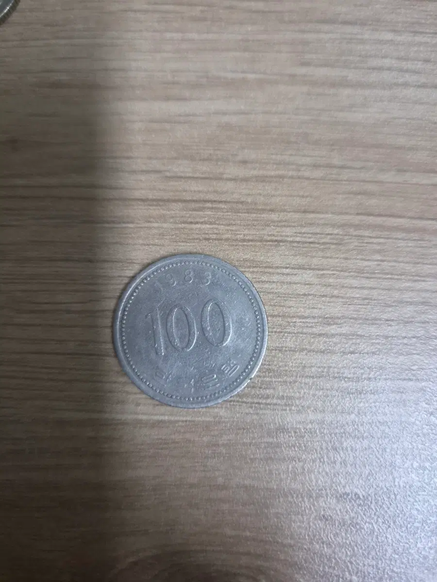 1983년 100원 동전