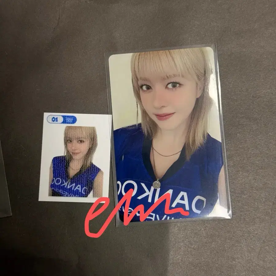 릴리 엔믹스 팝업 5만원 특전 포카 세트