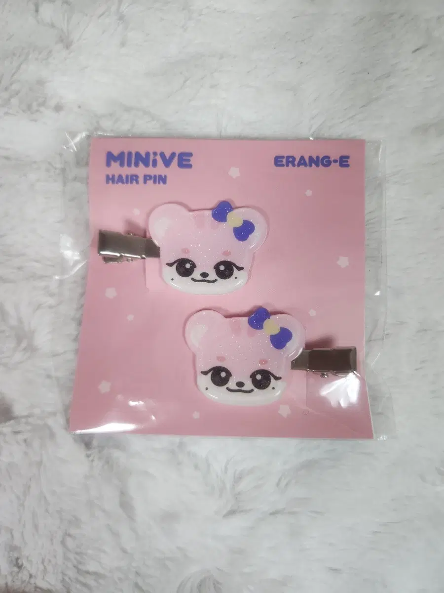 미니브 이랑이 머리핀 (미개봉)