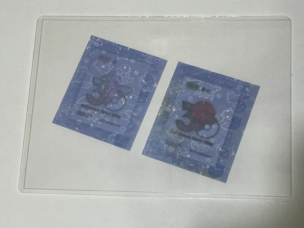 (미개봉) 포켓몬 톱치 띠부띠부씰 30주년 로고 한정판