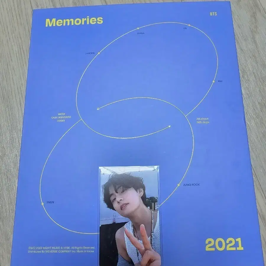 BTS 방탄 2021 메모리즈 태형포카포함