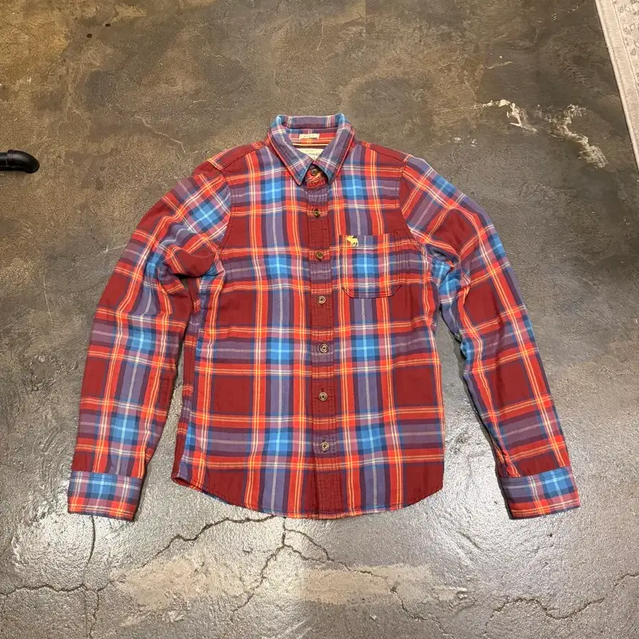 Abercrombie&Fitch 아베크롬비 체크 셔츠 S