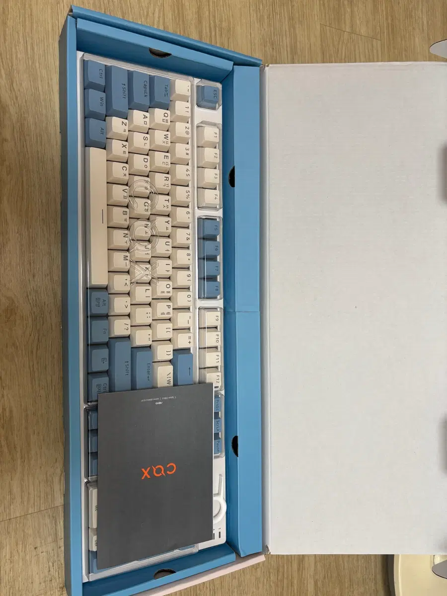 COX CY104 게이트론 갈축 기계식 키보드 풀박스
