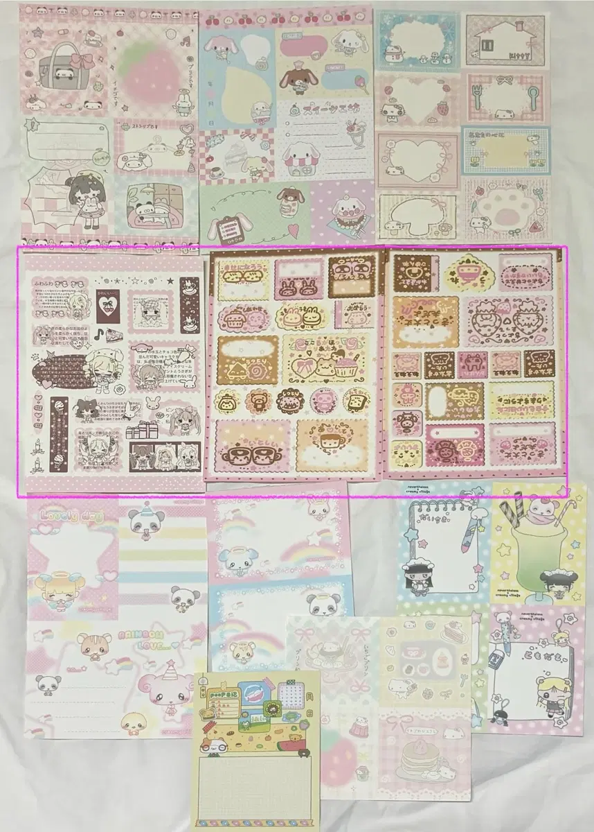 샤오홍슈 다꾸 해외 모조지 메모지