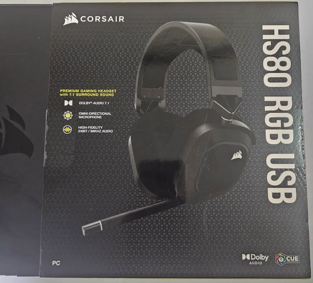 커세어 CORSAIR HS80 RGB USB