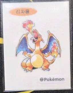 포켓몬스터 리자몽 띠부씰