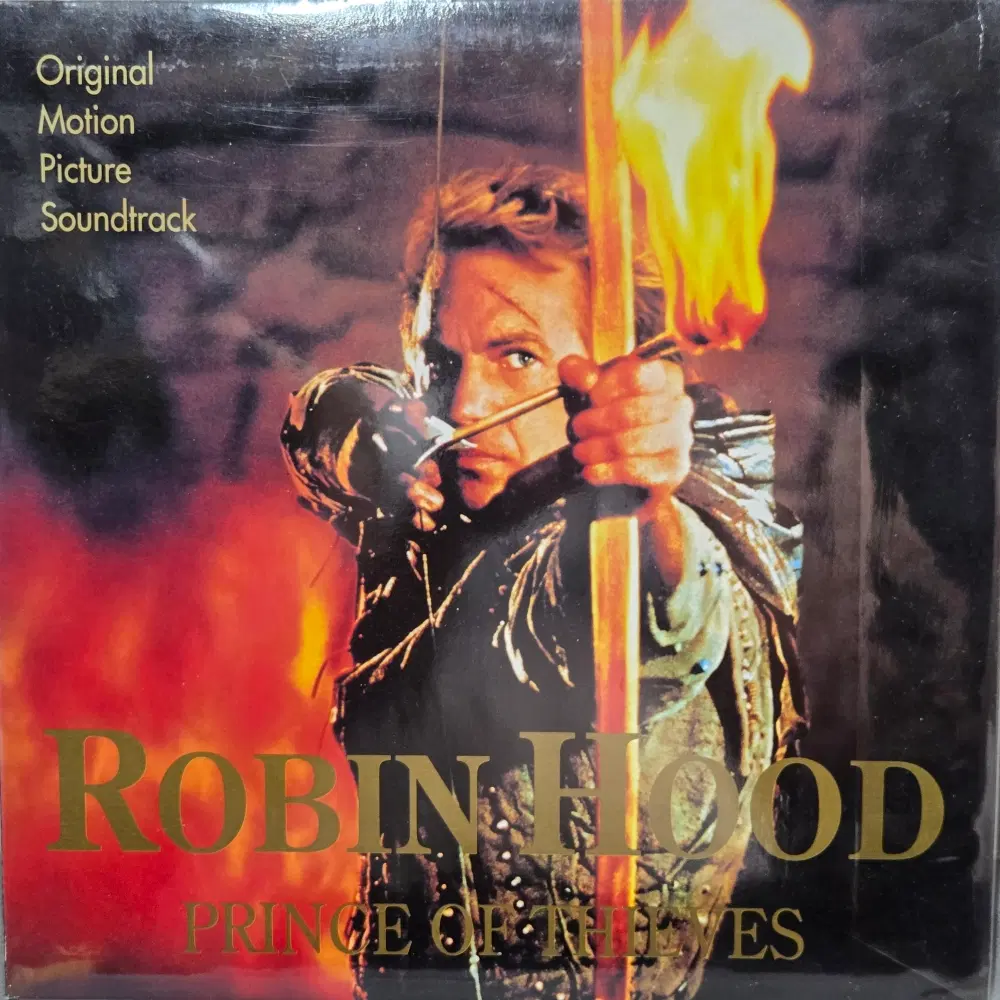 1-1330 . LP음반. ROBIN HOOD (PRINCE OF THIEVES) O.S.T가요 중고 팝 클래식 라이센스