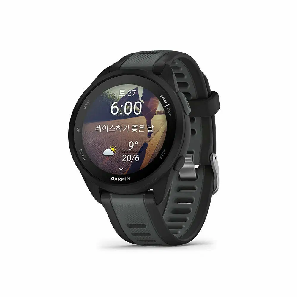 미개봉) 가민 포러너165 러닝 GPS스마트워치 블랙, 43mm
