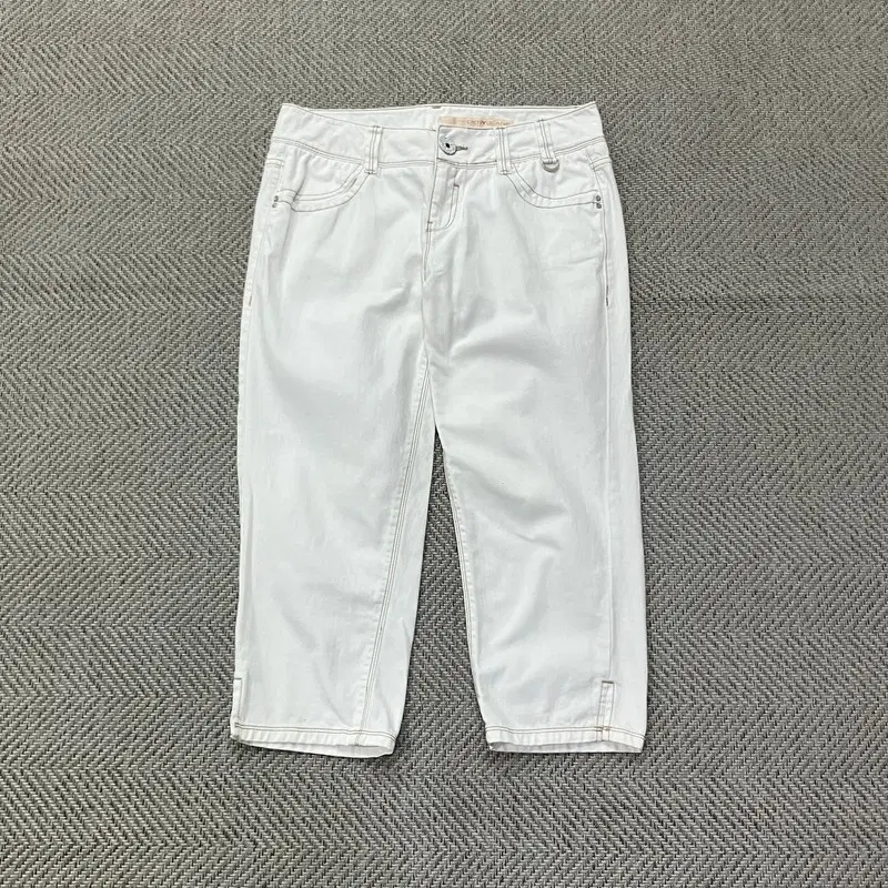DKNY JEANS 코튼 카프리 팬츠 v5780