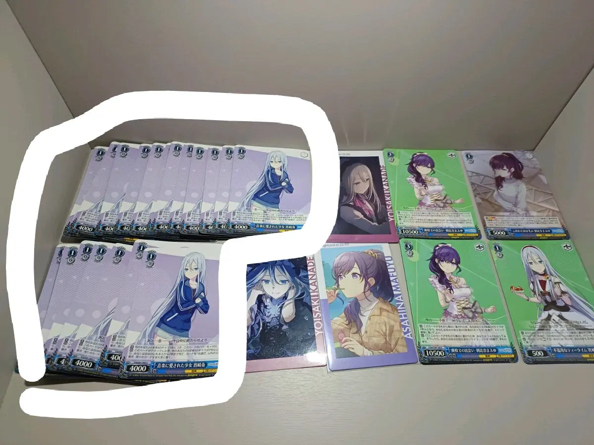 프로세카 프세카 프로젝트 세카이 니고 카나데 마후유 카드 일괄