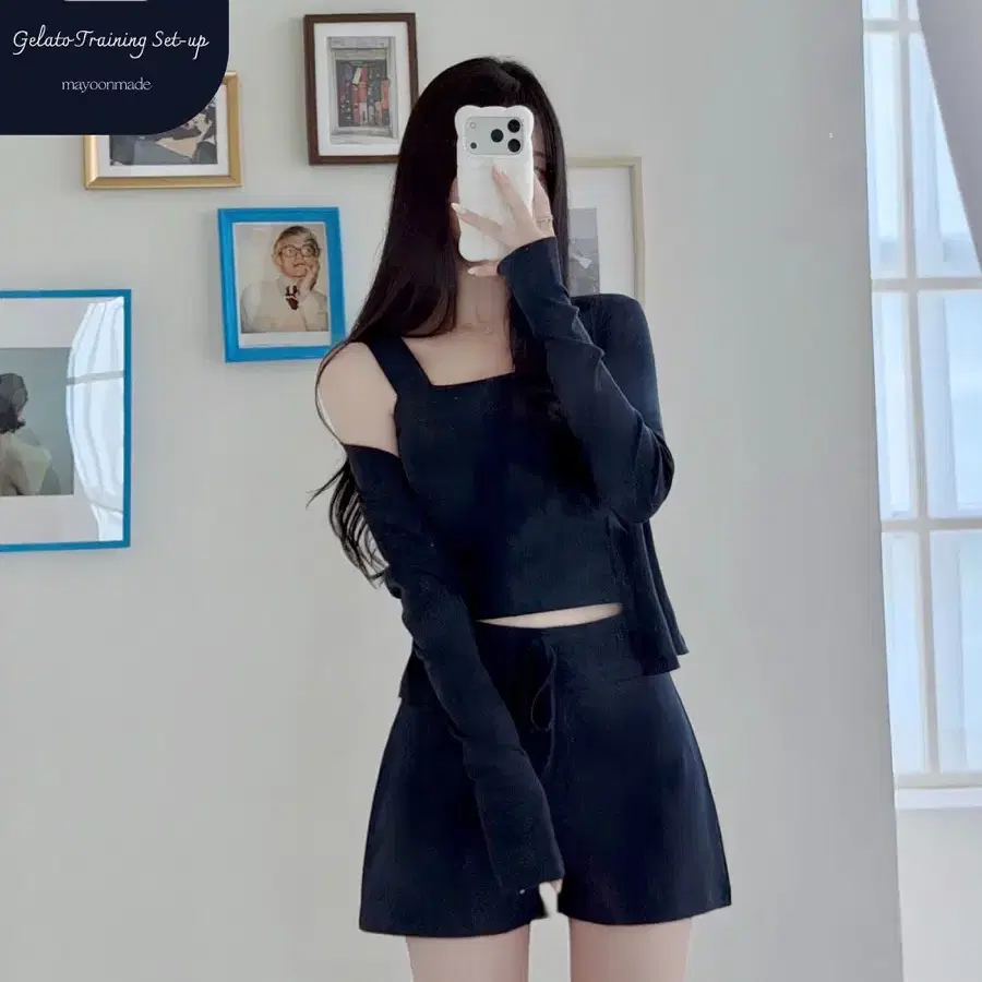 [새상품/솦민트] 메이윤 젤라또 숏팬츠L 기추
