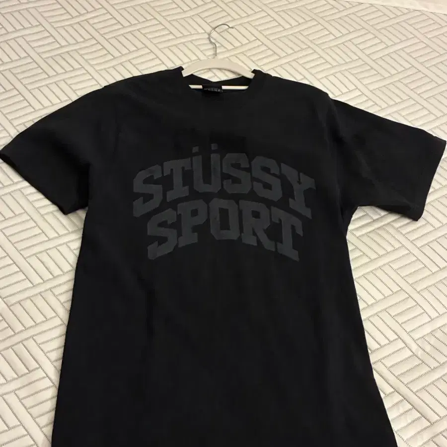Sutssy tee 스투시 스포츠 반팔티 블랙