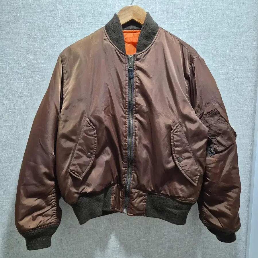 (L) WESTOP INDUSTRIES 나일론 플라이트 자켓 ma1