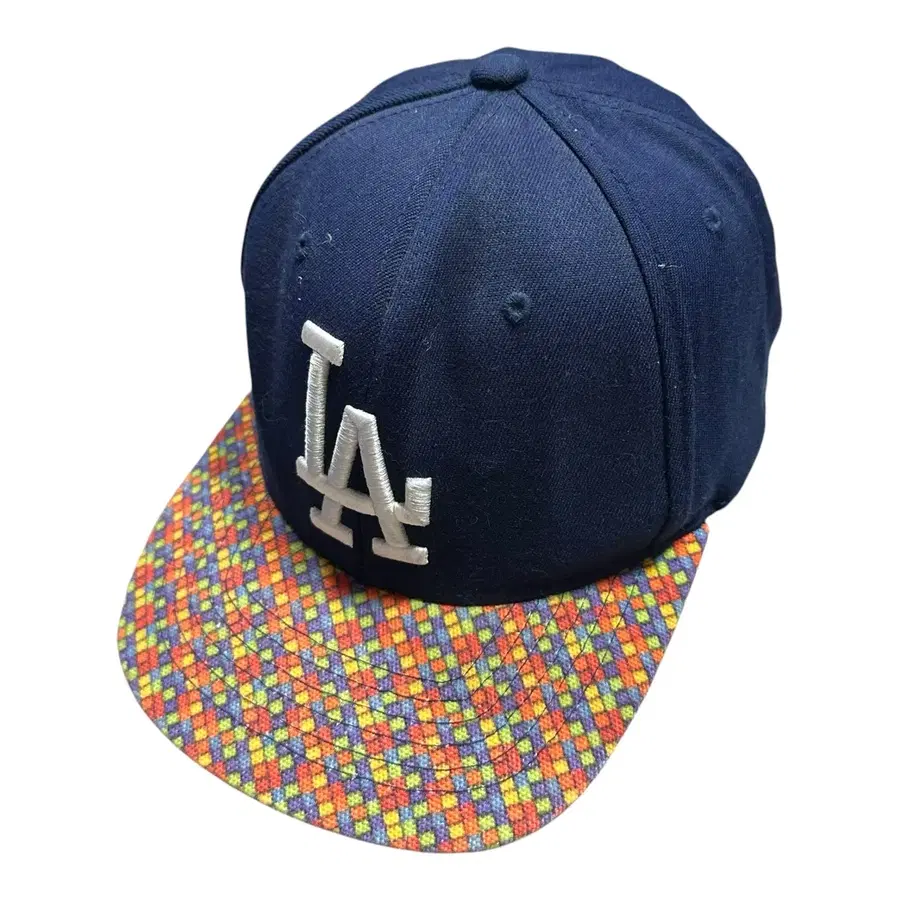 (만원 빈티지) MLB LA다저스 멀티컬러 패턴 챙 스냅백