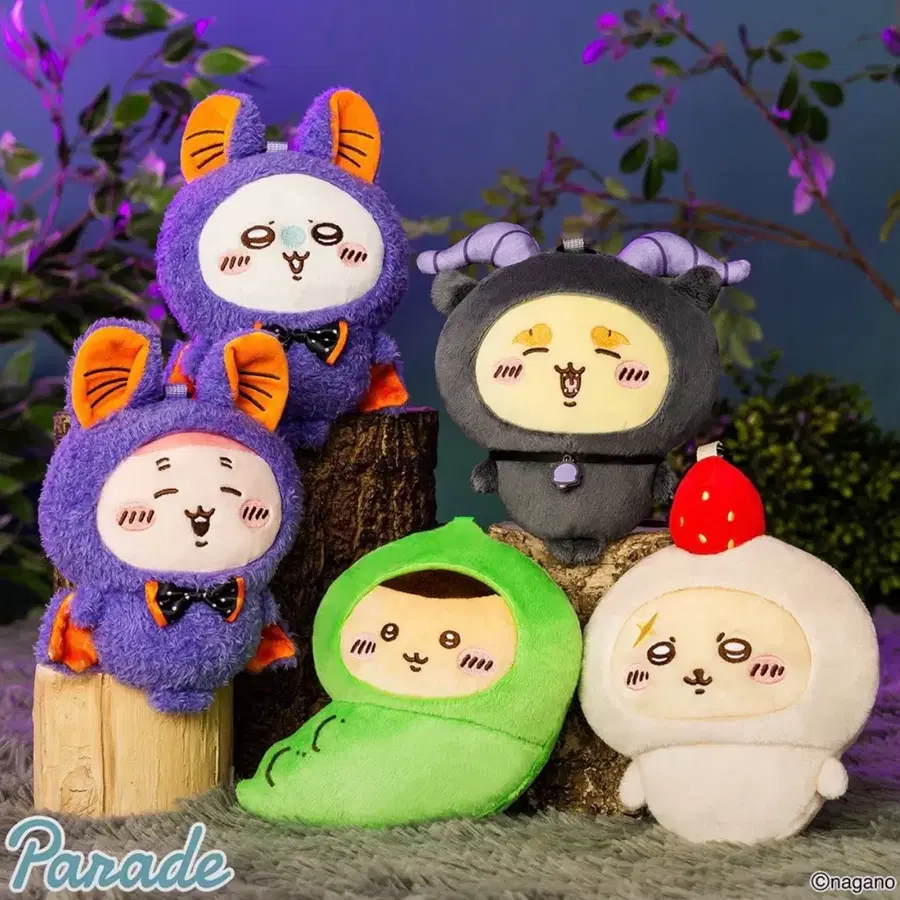 (예약) 치이카와 할로윈 마스코트 누이 인형 동전지갑 파우치 키링 참