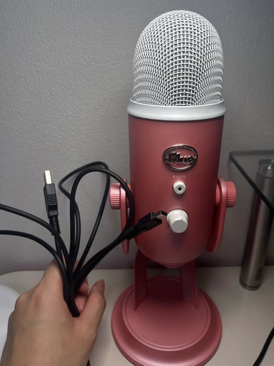 로지텍 블루 예티 마이크 오로라 핑크 BLUE YETI