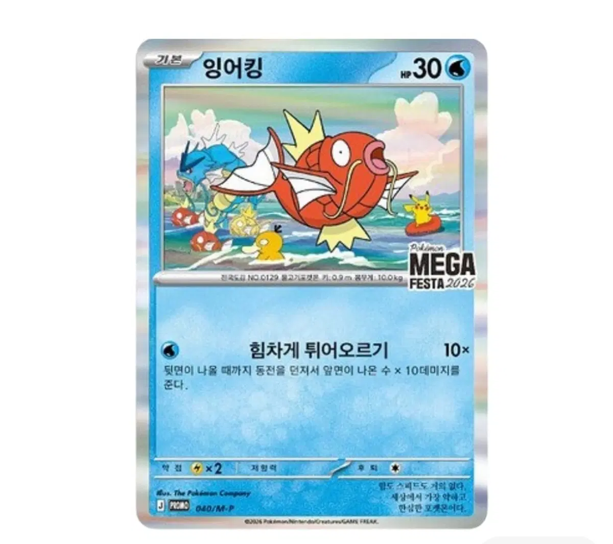 미개봉 새제품 잉어킹카드 5만원에 팝니다 보라매역 싸이클프로웍스노원중학교 직거래 합니다