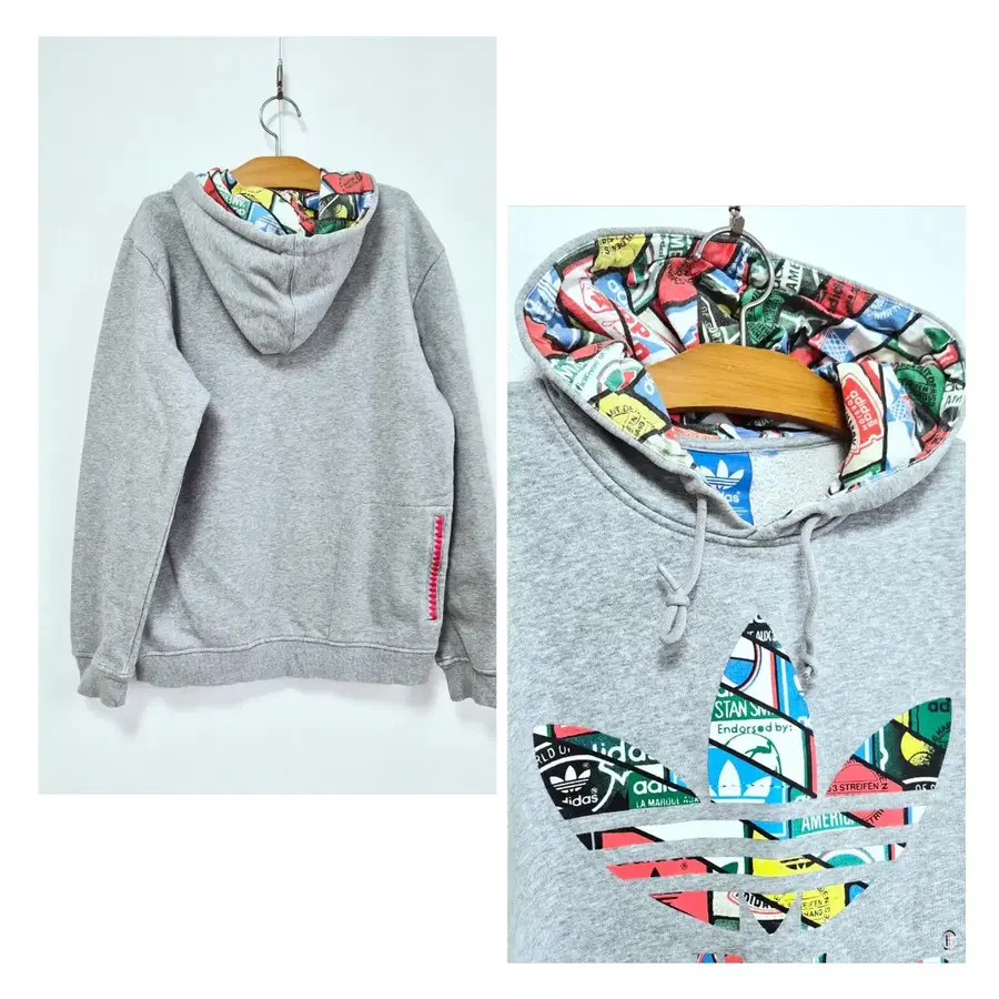 [100] 아디다스 그레이 후드티 / Adidas Originals