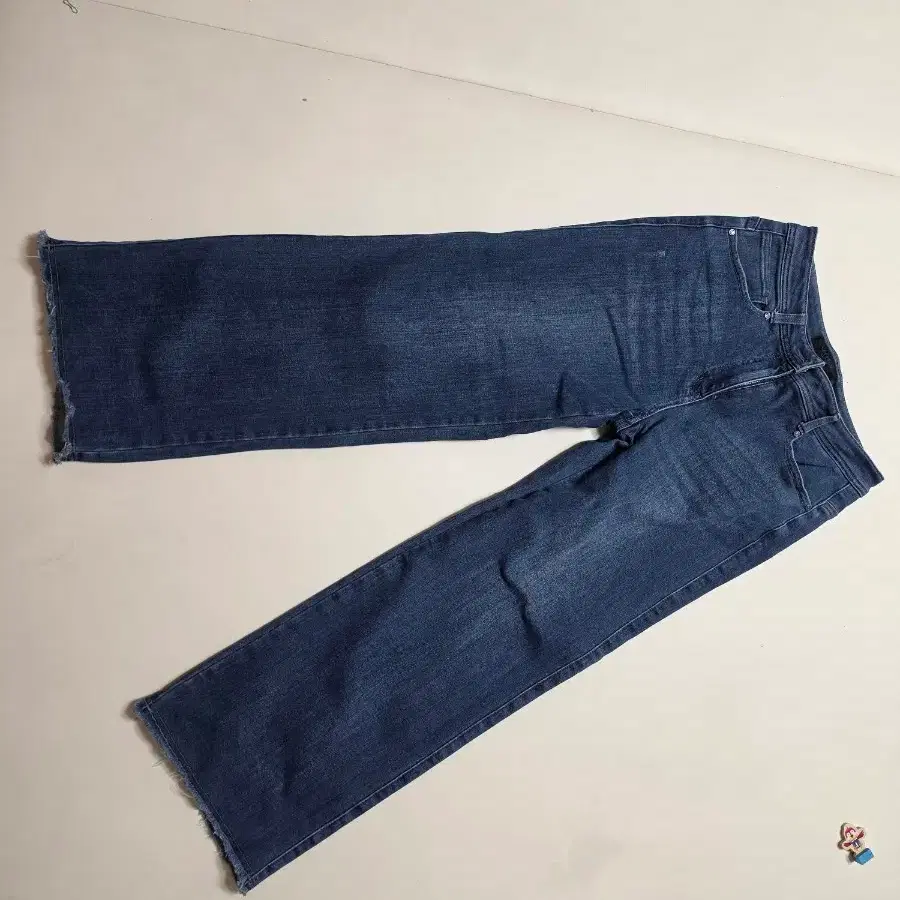 크레송 와이드 데님 청바지 66