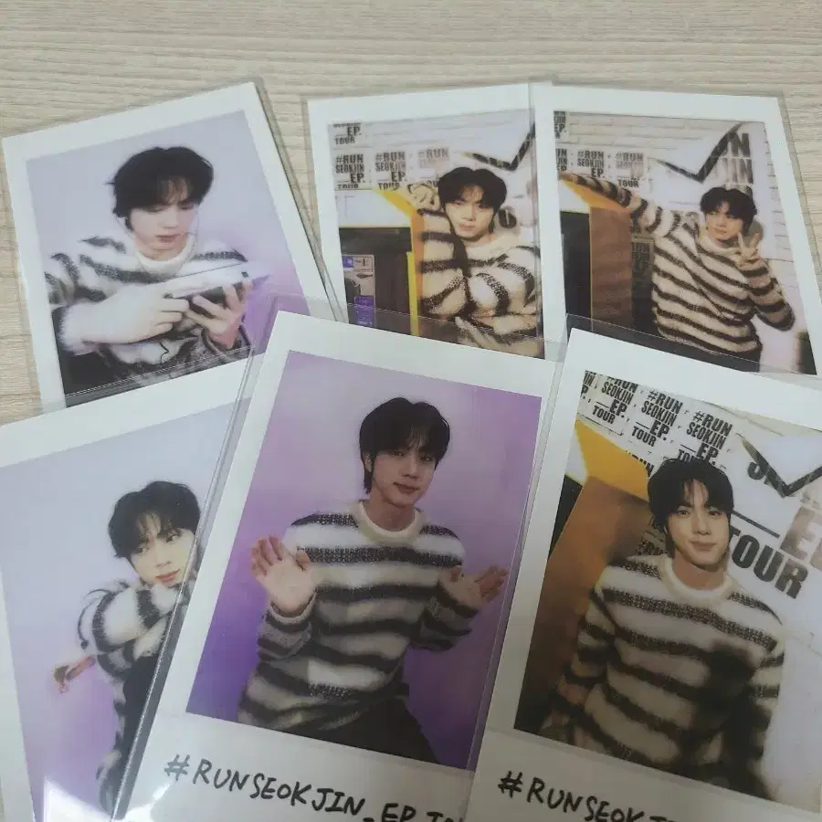 방탄소년단 진 포토카드 달려라 석진 투어