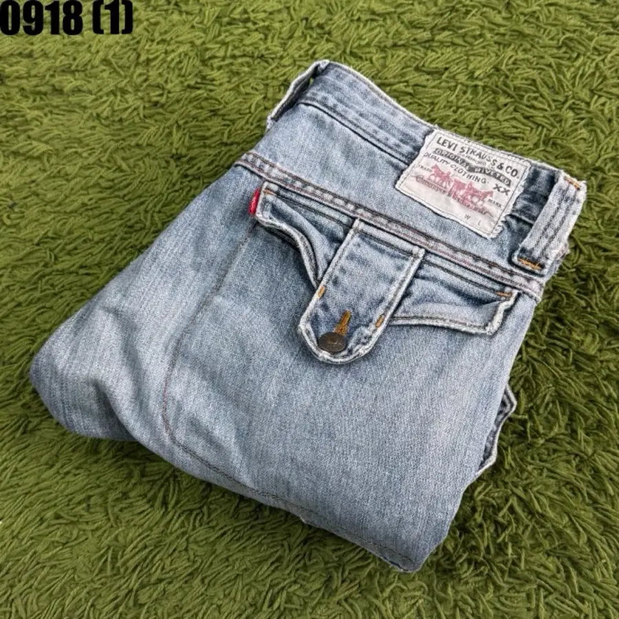 리바이스 데님 카고팬츠 하프팬츠 청 반바지 33