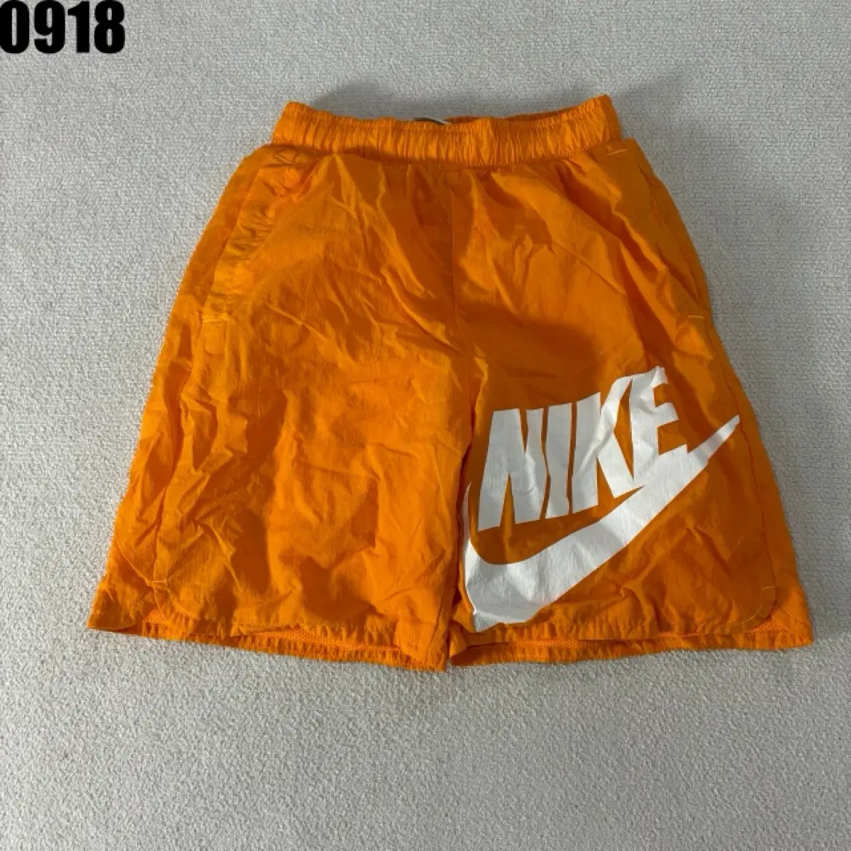 나이키 오렌지 반바지 L