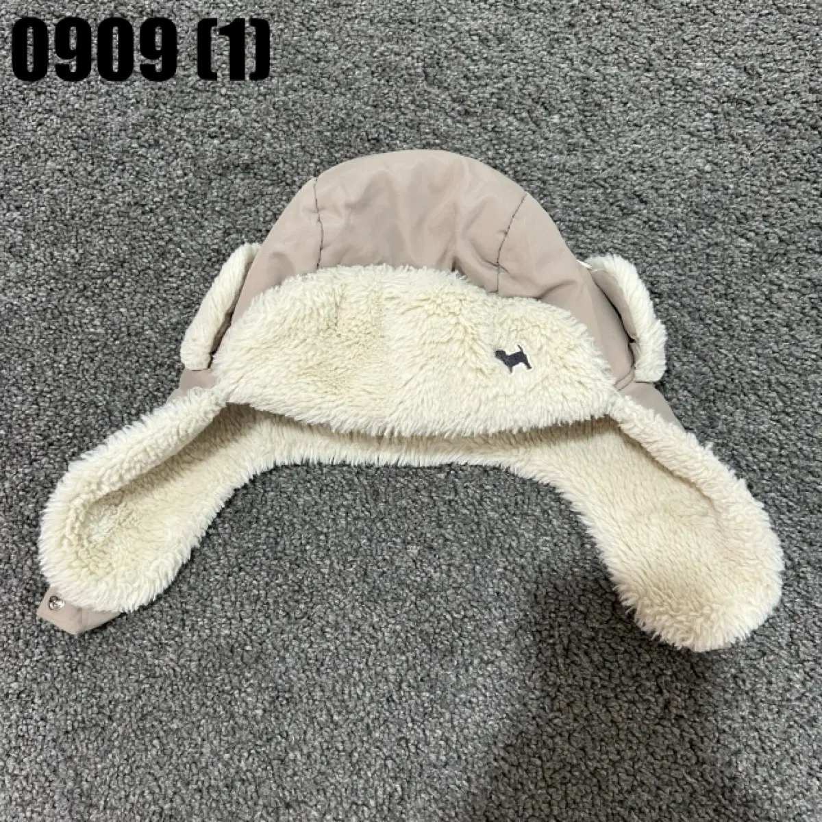 블루독 베이지 방한모
