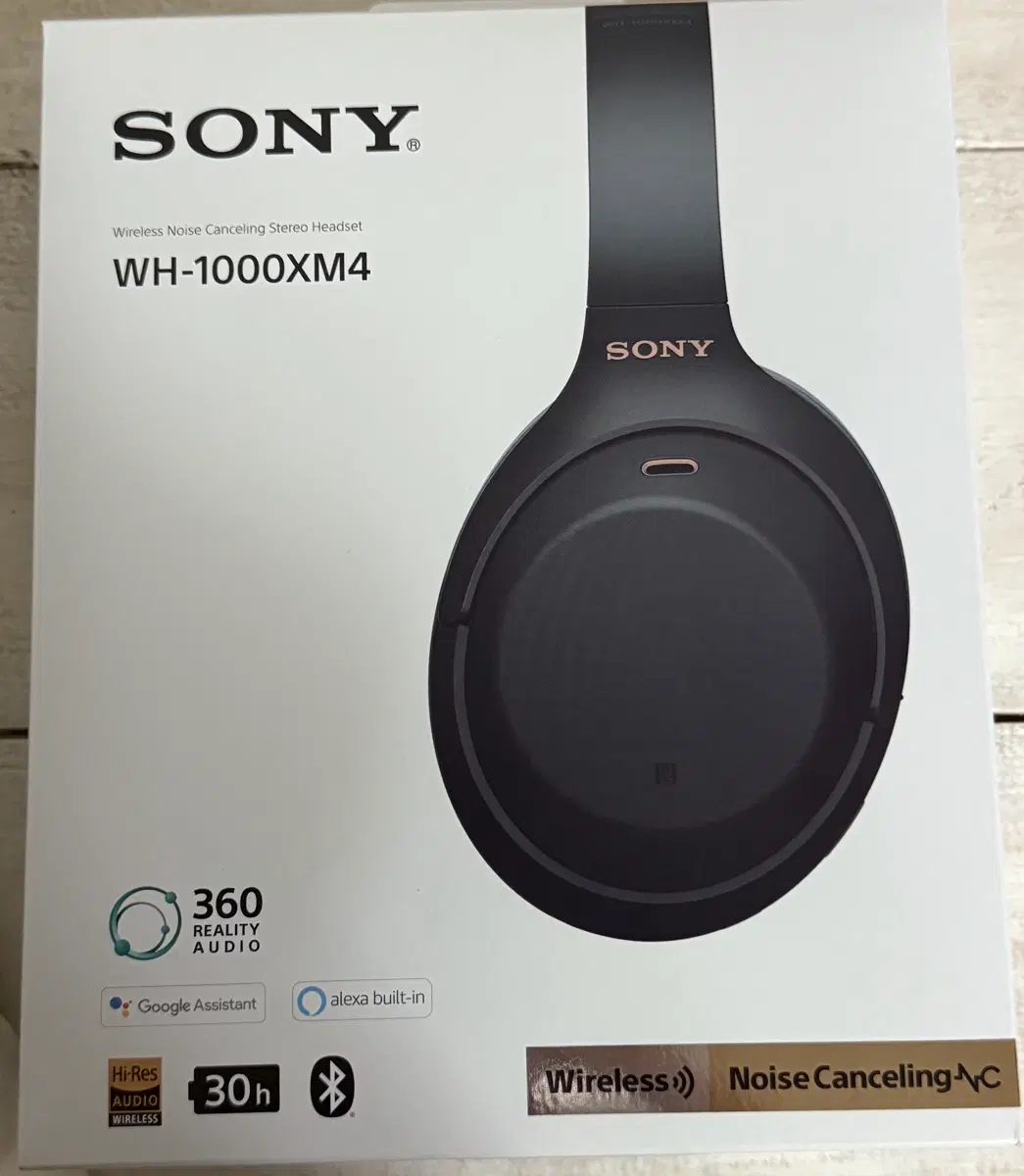 소니 WH-1000XM4 무선 노이즈 캔슬링 헤드셋