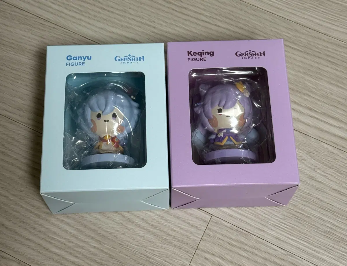 원신 미니니 피규어 미개봉 Keqing Ganyu 감우 각청