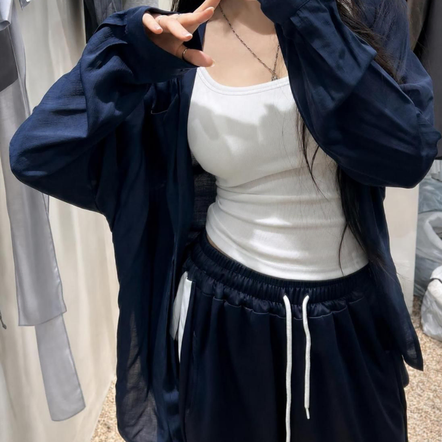 수입의류 요루 박시 남방