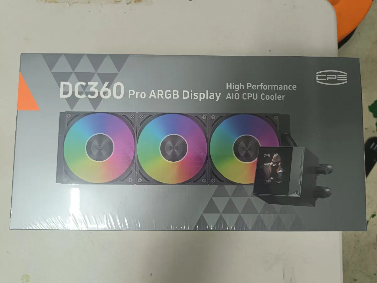PCCOOLER DC360 Pro ARGB 블랙 수랭쿨러 미개봉 새상품