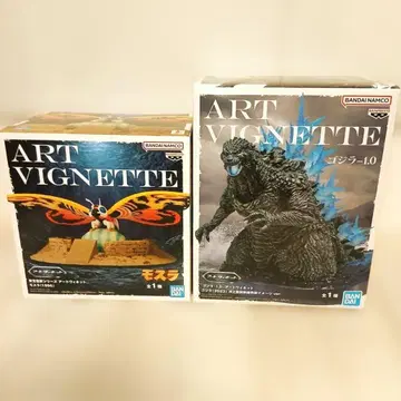 ART VIGNETTE 고질라-1.0 모스라 1996 피규어 2체