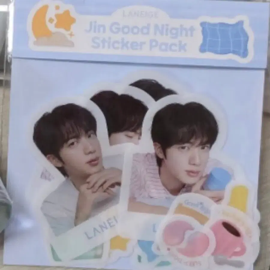 (미개봉새상품) BTS 진 라네즈 굿나잇 스티커팩 방탄 굿즈 스티커 방탄소년단 진
