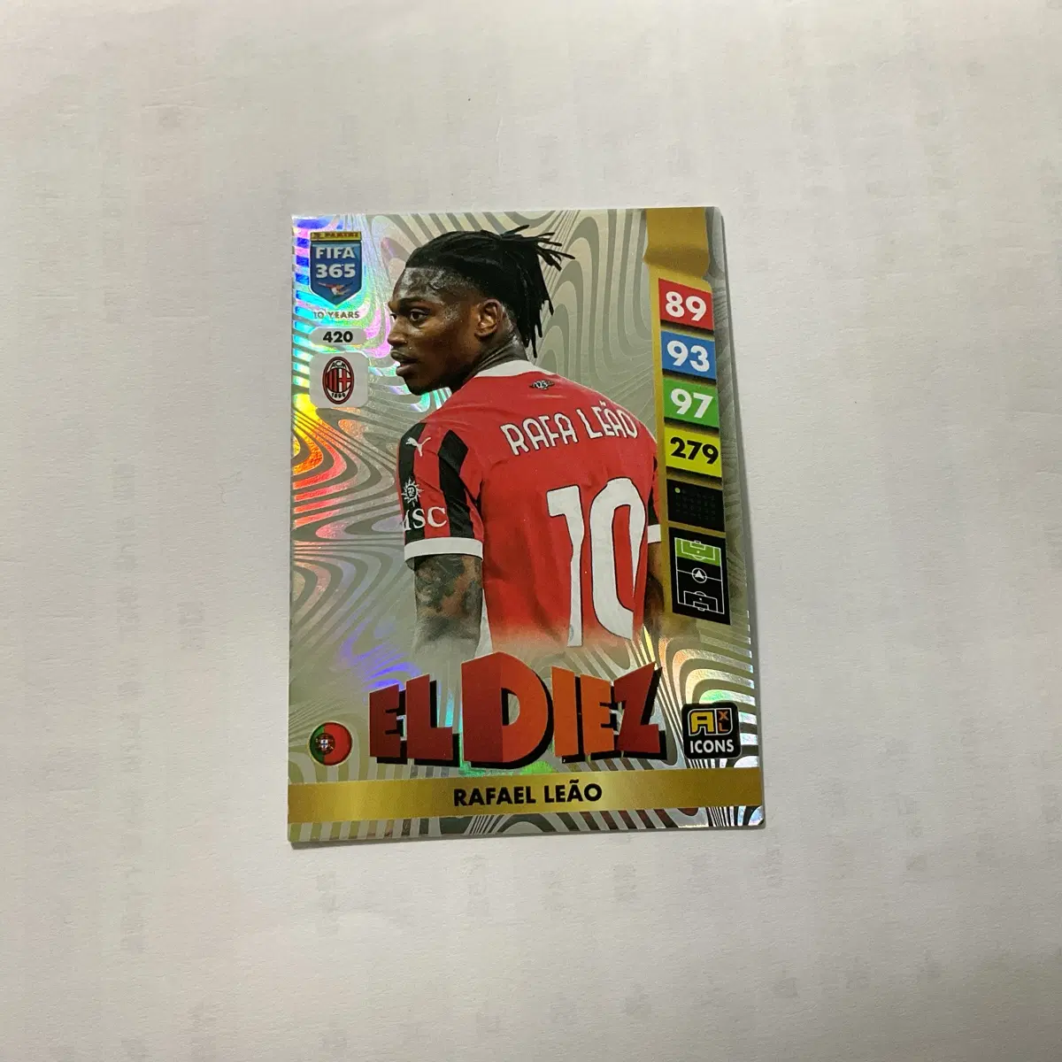 파니니 FIFA 365 2025 아드레날린 XL 시리즈의 하파엘 레앙 엘 디에스