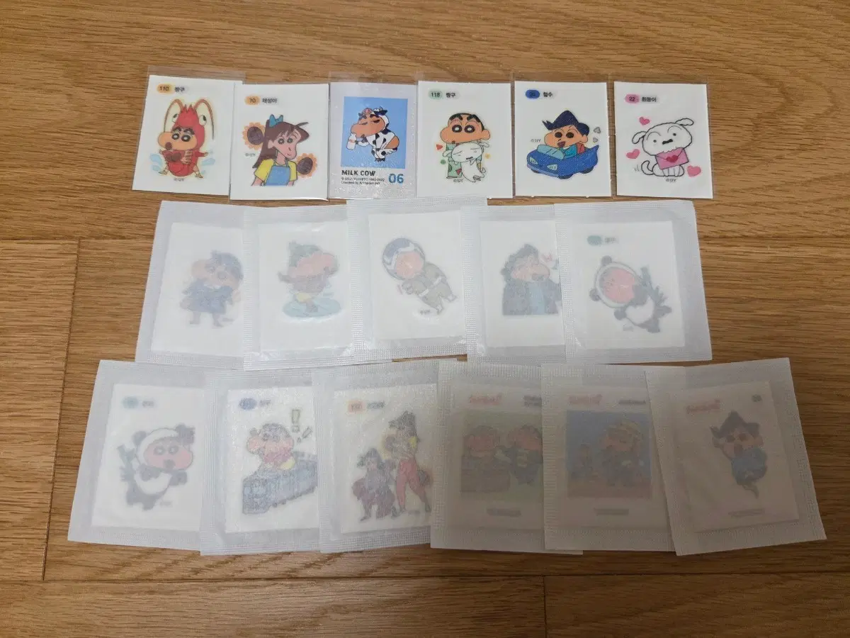 짱구띠부씰일괄 짱구라멘씰