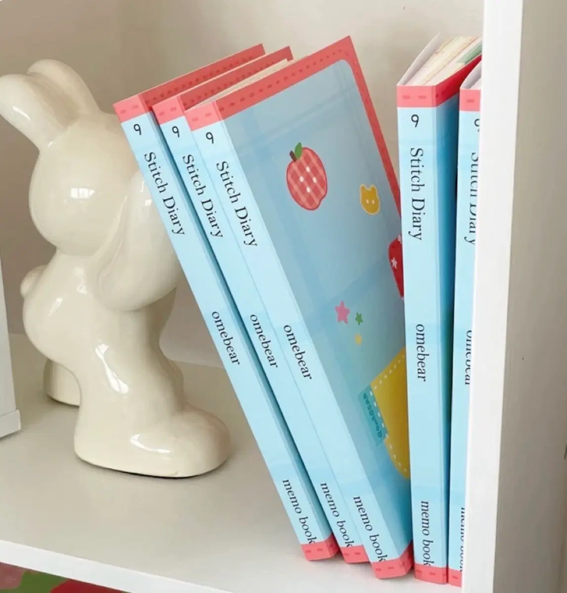 오메베어x프롬예 스티치 다이어리 메모북띵