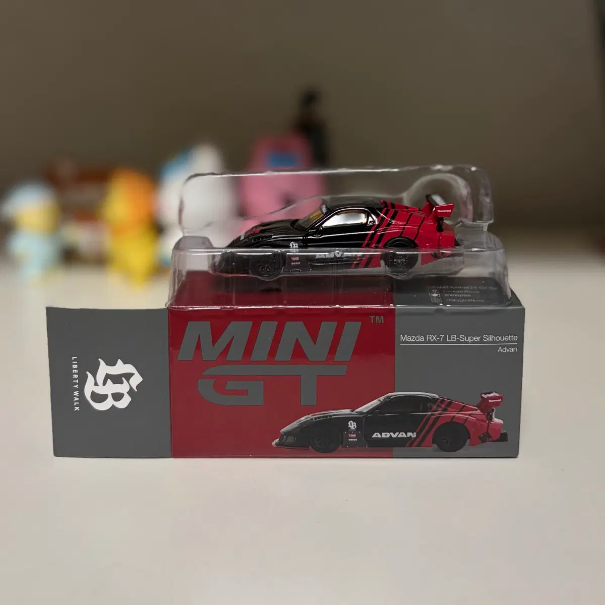 미니지티 983 마쯔다 RX-7 LB-슈퍼 실루엣 ADVAN 다이캐스트