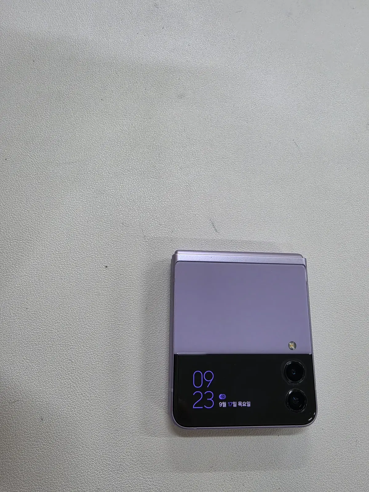 갤럭시 Z플립3 라벤더 무잔상 정상공기기 중고폰