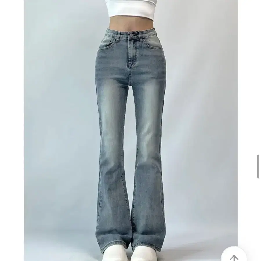 에이블리 미오 부츠컷 청바지 연청