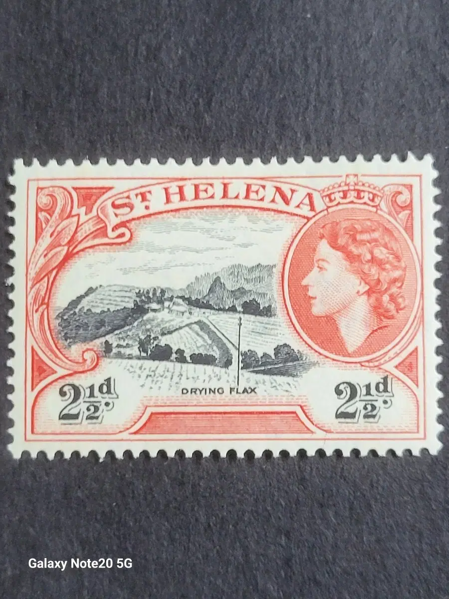 1953년 영국 엘리자베스여왕 즉위기념 우표ST HELENA
