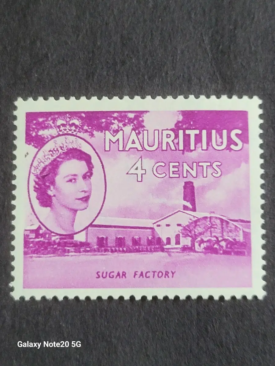 1953년 영국 엘리자베스여왕 즉위기념 우표Sugar Factory