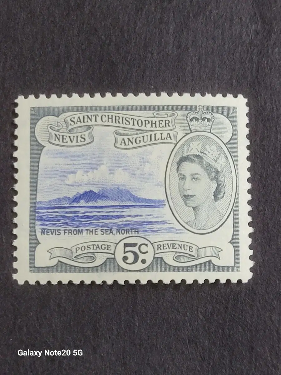 1956년 영국 엘리자베스여왕 즉위기념 우표Queen Elizabeth