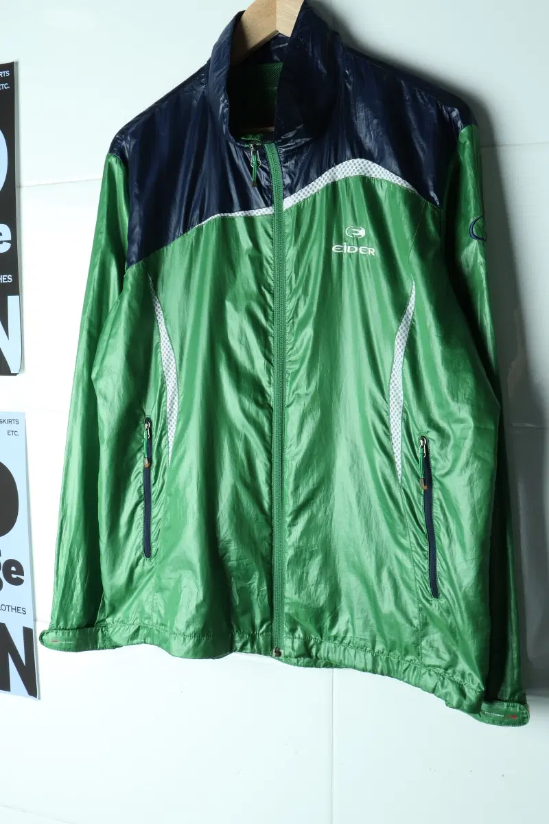 (L-XL) 아이더 집업 바람막이 점퍼자켓 등산 기능성-H39906
