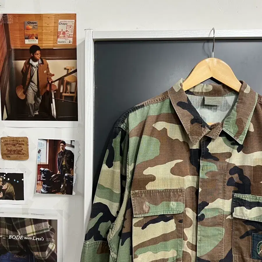 90s USA 오리지널 밀리터리 우드랜드 BDU 자켓